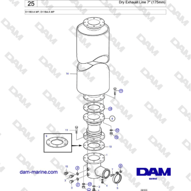 Volvo Penta D11B3-A MP,...