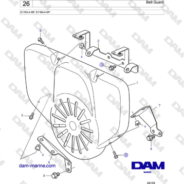 Volvo Penta D11B3-A MP,...