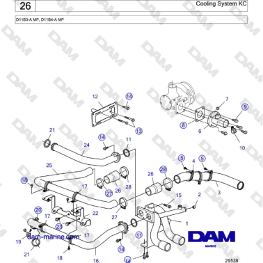 Volvo Penta D11B3-A MP,...