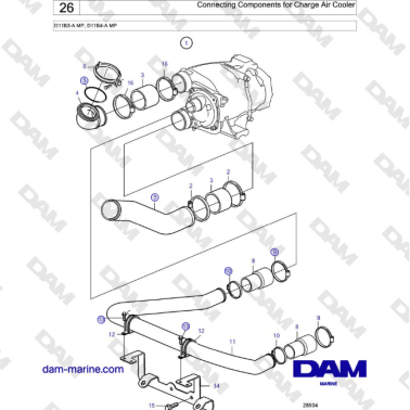 Volvo Penta D11B3-A MP,...