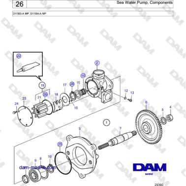 Volvo Penta D11B3-A MP,...