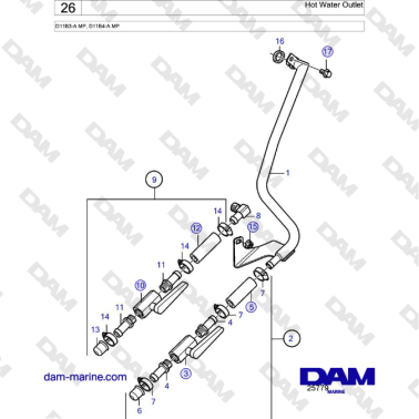 Volvo Penta D11B3-A MP,...