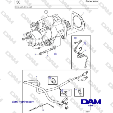 Volvo Penta D11B3-A MP,...