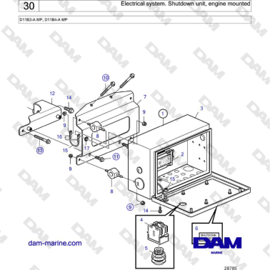 Volvo Penta D11B3-A MP,...