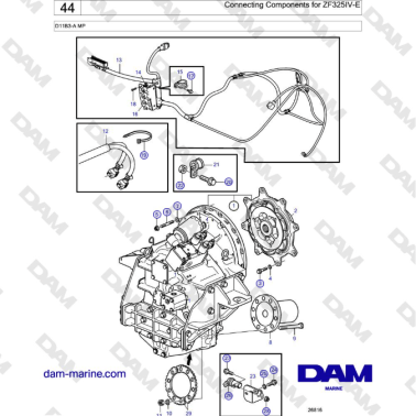 Volvo Penta D11B3-A MP -...