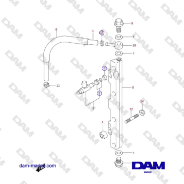 Suzuki DF100 - INYECTOR DE...
