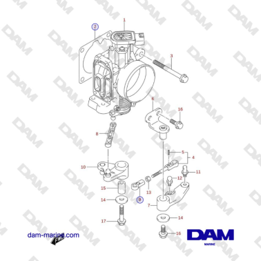 Suzuki DF100 - CUERPO DEL...