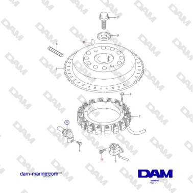 Suzuki DF100 - MAGNETO