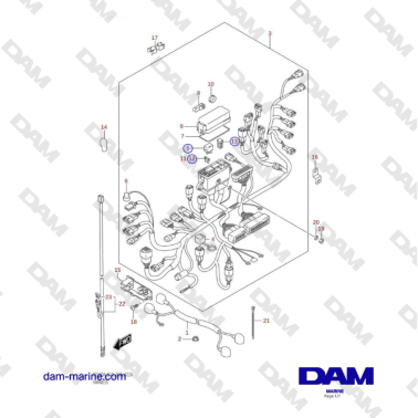Suzuki DF100 - HARNESS...