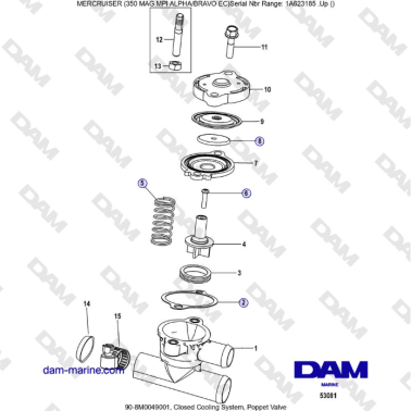 MERCRUISER 350 MAG MPI EC -...