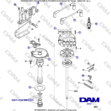 MERCRUISER 350 MAG MPI EC -...
