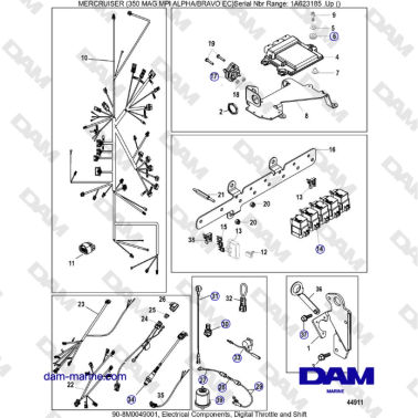 MERCRUISER 350 MAG MPI EC -...