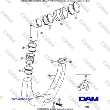 MERCRUISER 350 MAG MPI EC -...