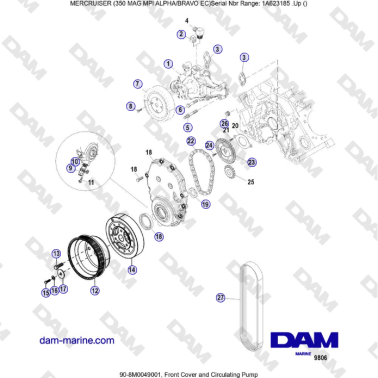 MERCRUISER 350 MAG MPI EC -...