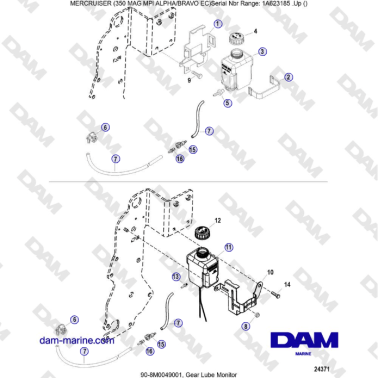 MERCRUISER 350 MAG MPI EC -...