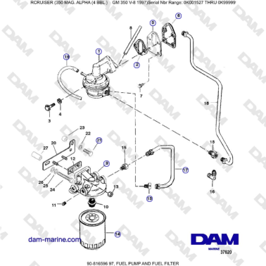 Mercruiser 350 MAG. ALPHA...