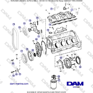Mercruiser 350 MAG. ALPHA...