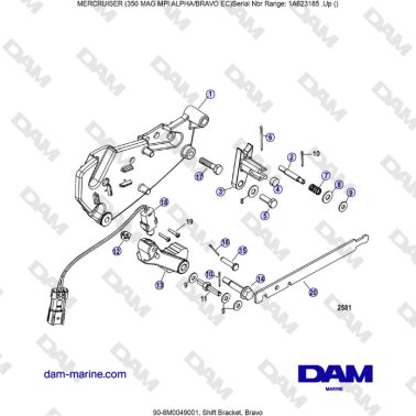 MERCRUISER 350 MAG MPI EC -...