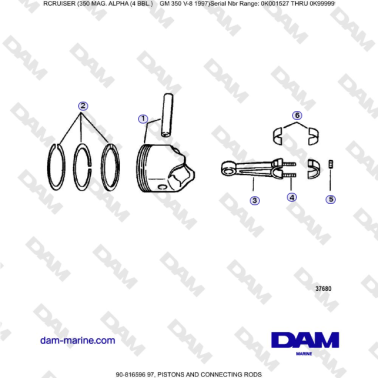 Mercruiser 350 MAG. ALPHA...