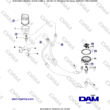 Mercruiser 350 MAG. ALPHA...