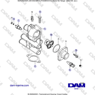 MERCRUISER 350 MAG MPI EC -...