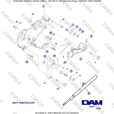 Mercruiser 350 MAG. ALPHA...