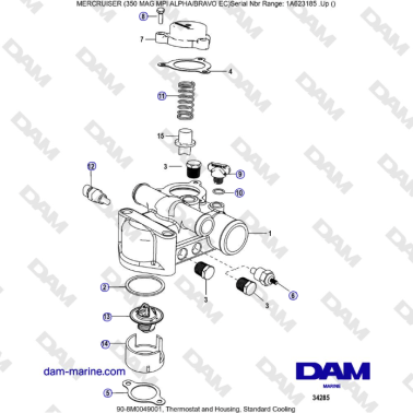 MERCRUISER 350 MAG MPI EC -...