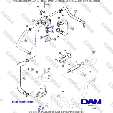 Mercruiser 350 MAG. ALPHA...