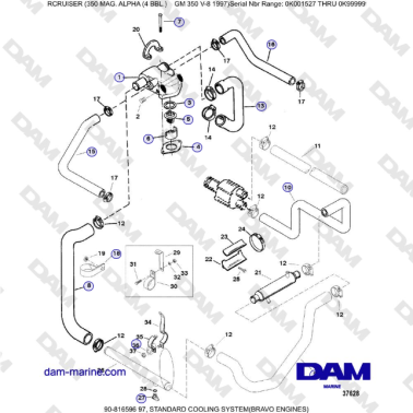Mercruiser 350 MAG. ALPHA...