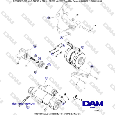 Mercruiser 350 MAG. ALPHA...