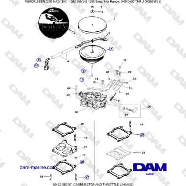 Mercruiser 350 MAG (SKI)...
