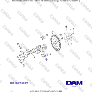 Mercruiser 350 MAG (SKI)...