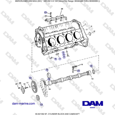 Mercruiser 350 MAG (SKI)...