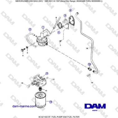 Mercruiser 350 MAG SKI...