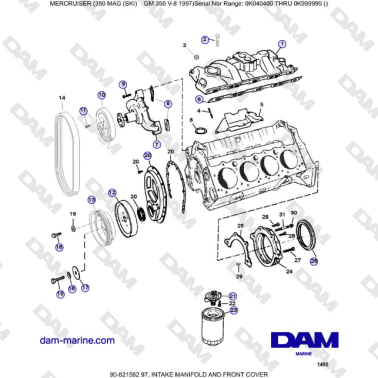 Mercruiser 350 MAG SKI...