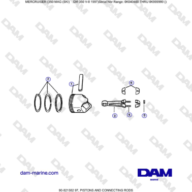 Mercruiser 350 MAG SKI...