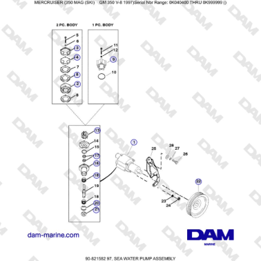 Mercruiser 350 MAG SKI...