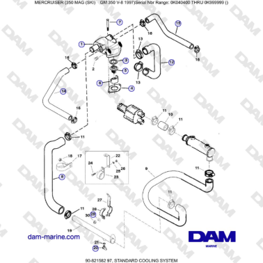 Mercruiser 350 MAG SKI...