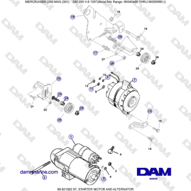 Mercruiser 350 MAG SKI...