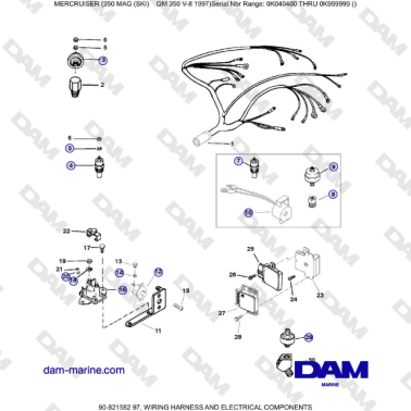 Mercruiser 350 MAG SKI...