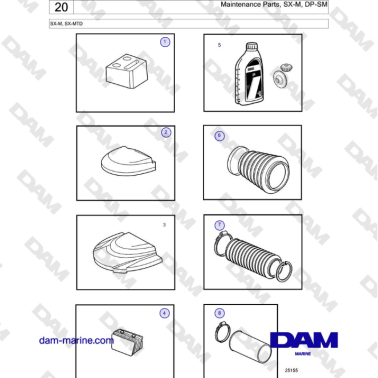 Volvo Penta SX-M - Ricambi...