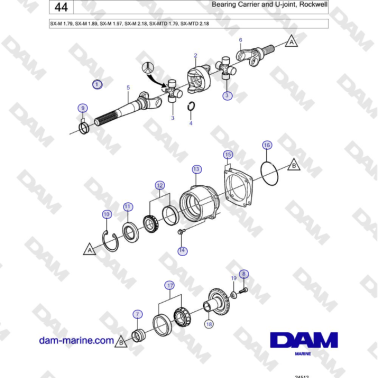 Volvo Penta SX-M - Bearing...