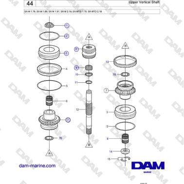 Volvo Penta SX-M - Upper...