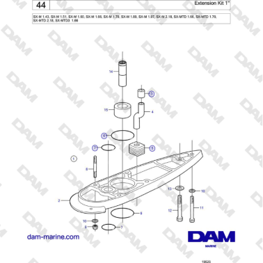 Volvo Penta SX-M - Kit de...