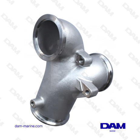 YANMAR 8LV STAINLESS STEEL EXHAUST OUTLET