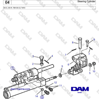 Volvo Penta SX-C - Steering...