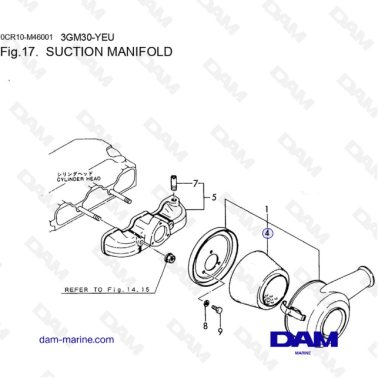 Yanmar 3GM30FC-YEU -...