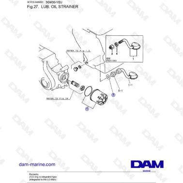 Yanmar 3GM30FC-YEU - LUB....