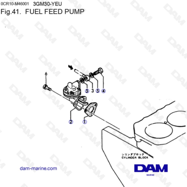 Yanmar 3GM30FC-YEU - BOMBA...