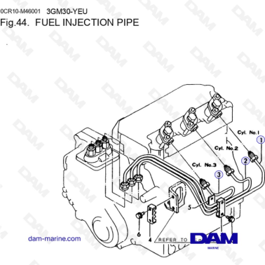Yanmar 3GM30FC-YEU - TUBO...